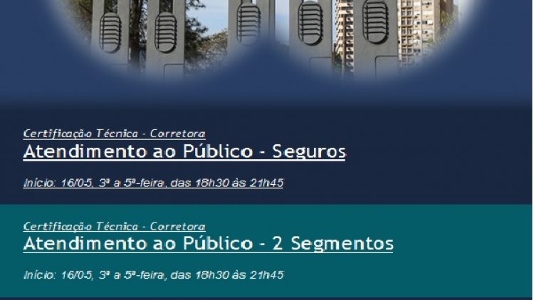 Cursos para o Mercado de Seguros em Porto Alegre