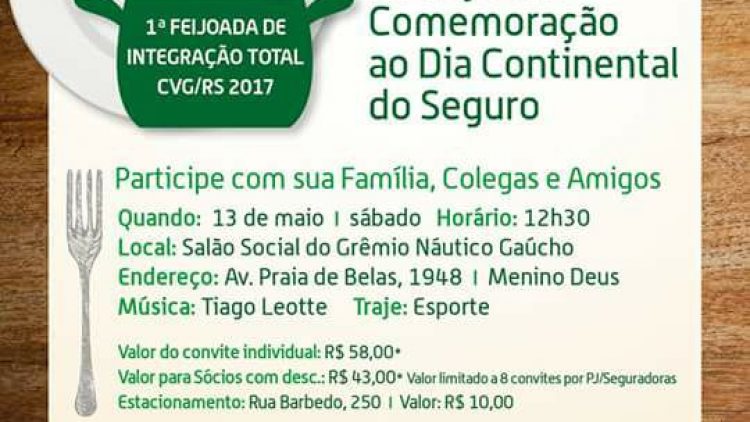 1ª Feijoada de Integração Total – CVG/RS