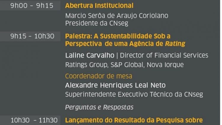 O II Encontro de Sustentabilidade e Inovação do Setor de Seguros acontece em 8/6, no Rio