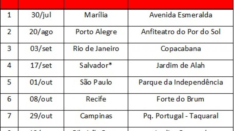 Grupo Bradesco Seguros divulga calendário do Circuito da Longevidade 2017