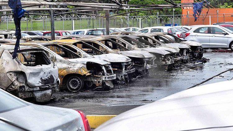 Incêndio em locadora de carros acionará diversas coberturas de seguros