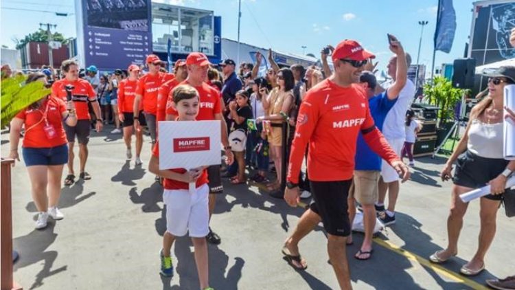 Time de regata da MAPFRE se despede de Itajaí