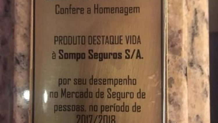 Seguro de Vida Individual da Sompo recebe homenagem durante 42º Prêmio Destaques do Ano do CVG-RJ