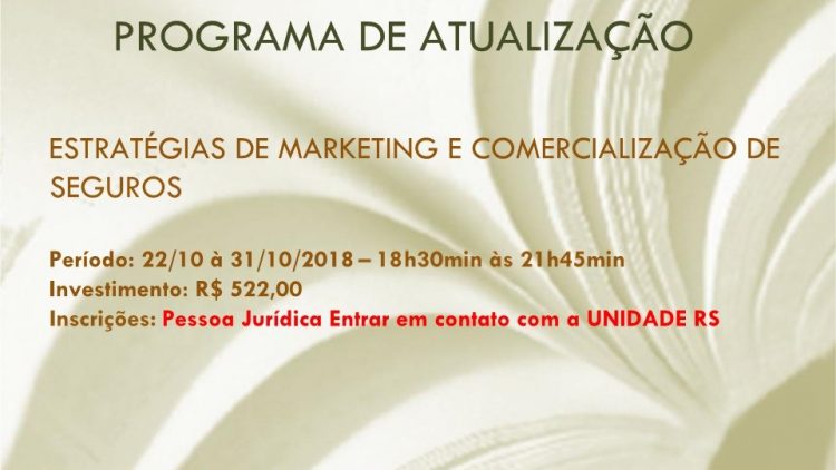 Estratégias de Marketing e Comercialização de Seguros. Curso rápido e Conteúdo prático